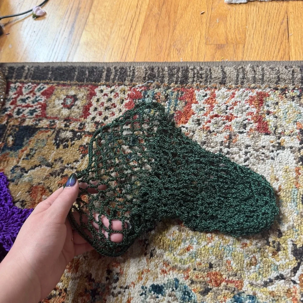 Green ren faire snood